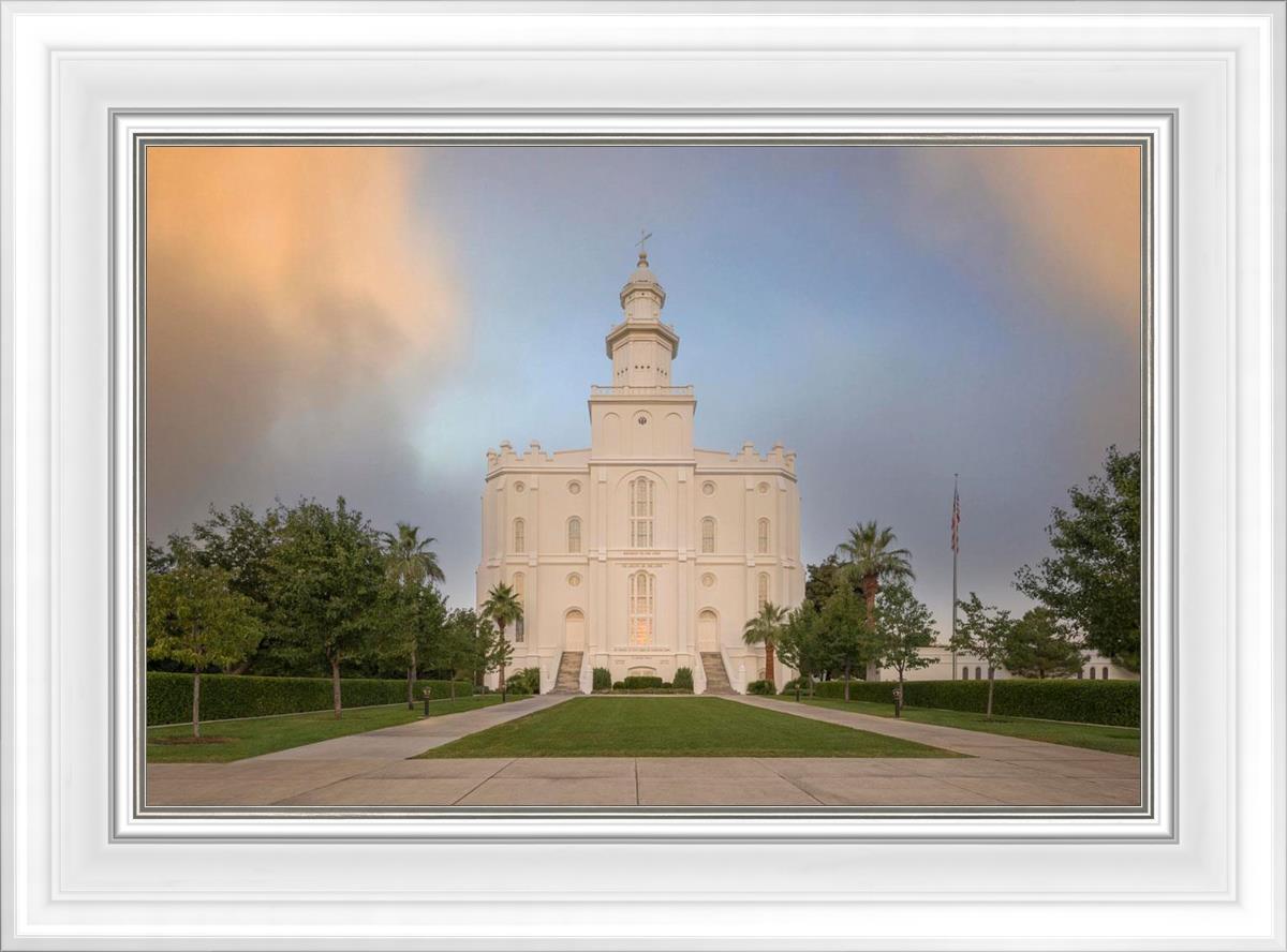 St George Temple Morning Light