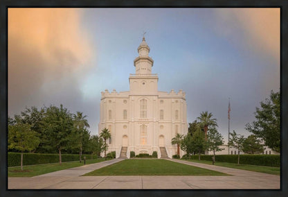 St George Temple Morning Light