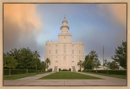 St George Temple Morning Light