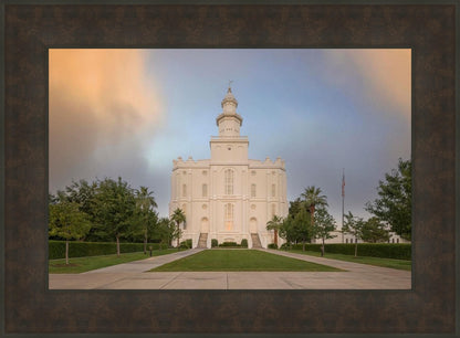 St George Temple Morning Light