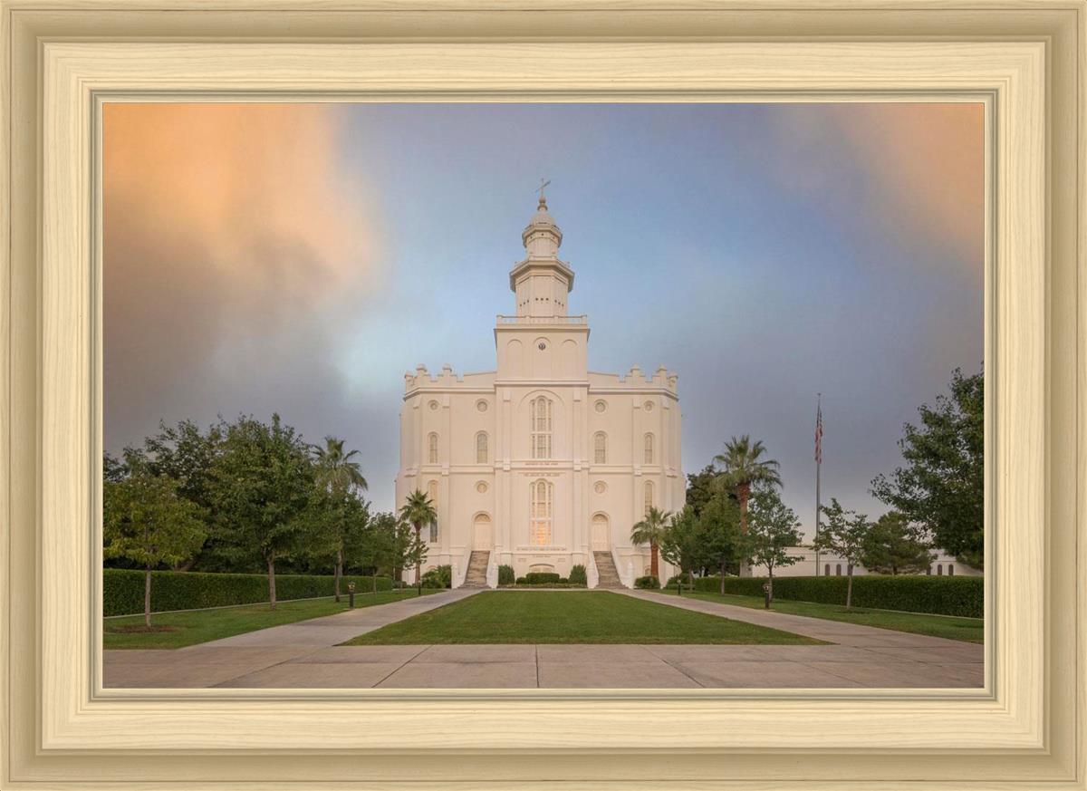 St George Temple Morning Light