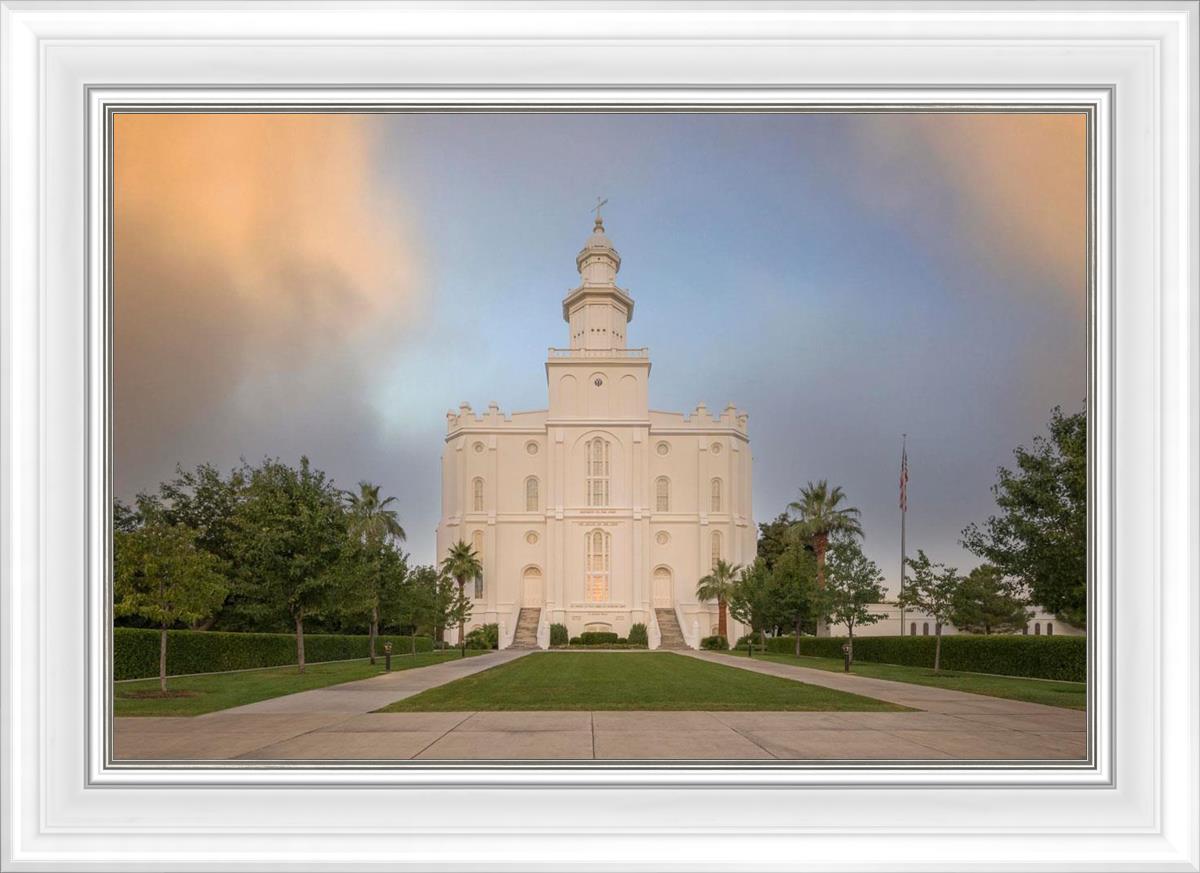 St George Temple Morning Light