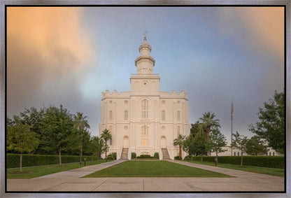 St George Temple Morning Light