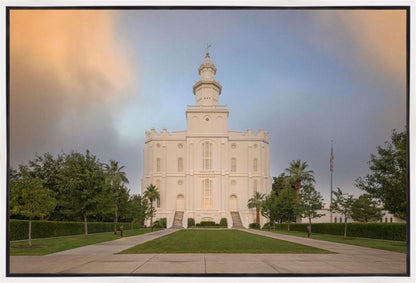 St George Temple Morning Light