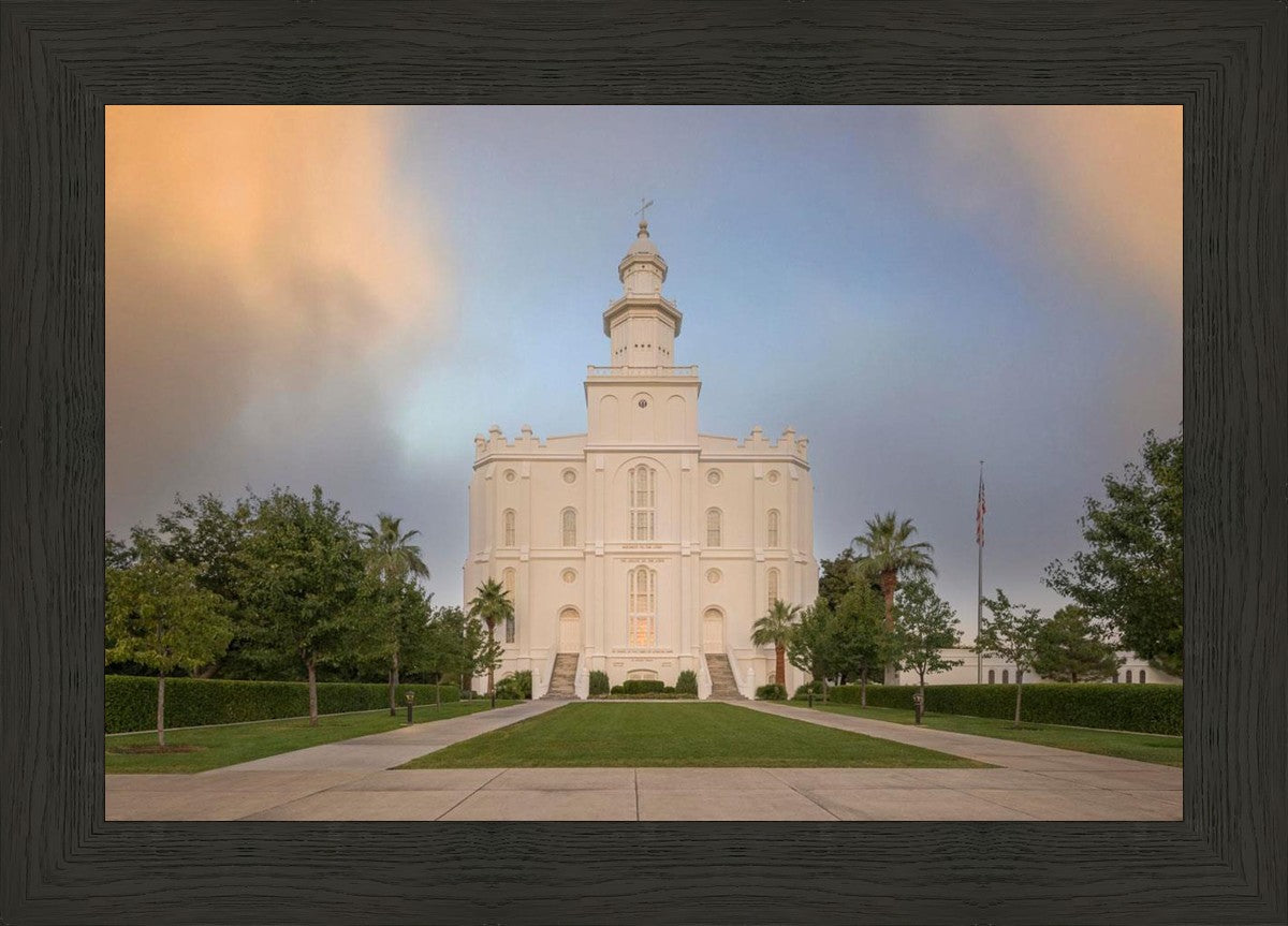 St George Temple Morning Light