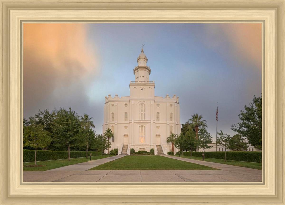 St George Temple Morning Light