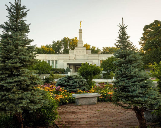 St Paul Temple Sacred Garden Gallery Wrap