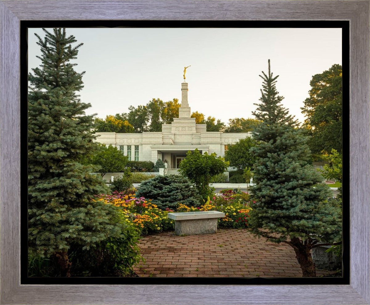 St Paul Temple Sacred Garden Gallery Wrap
