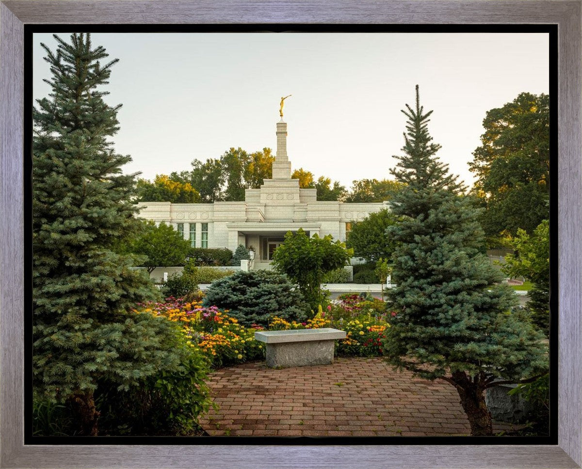 St Paul Temple Sacred Garden Gallery Wrap