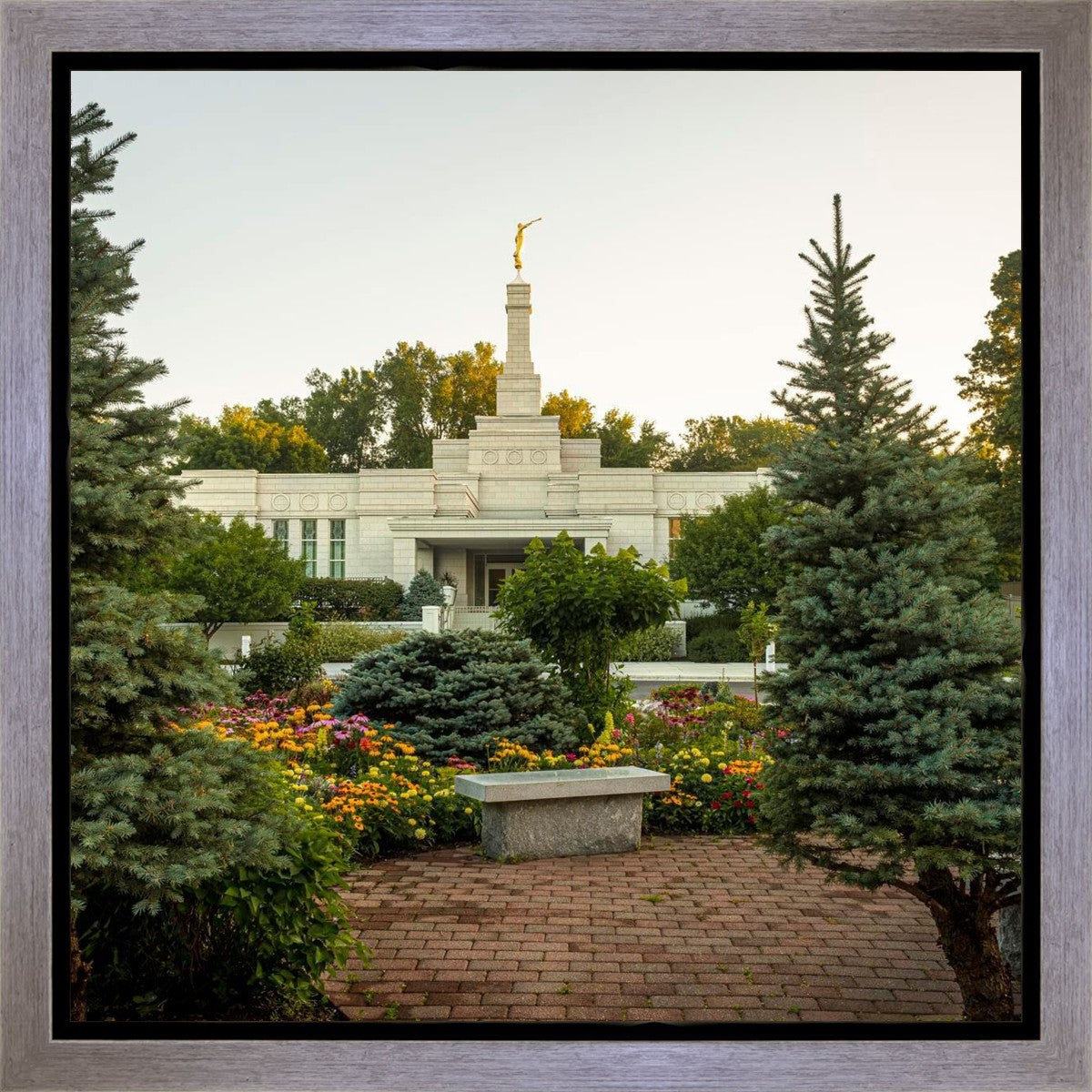 St Paul Temple Sacred Garden Gallery Wrap