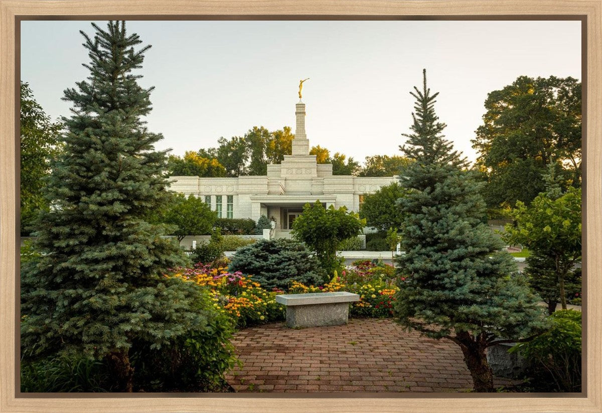 St Paul Temple Sacred Garden Gallery Wrap