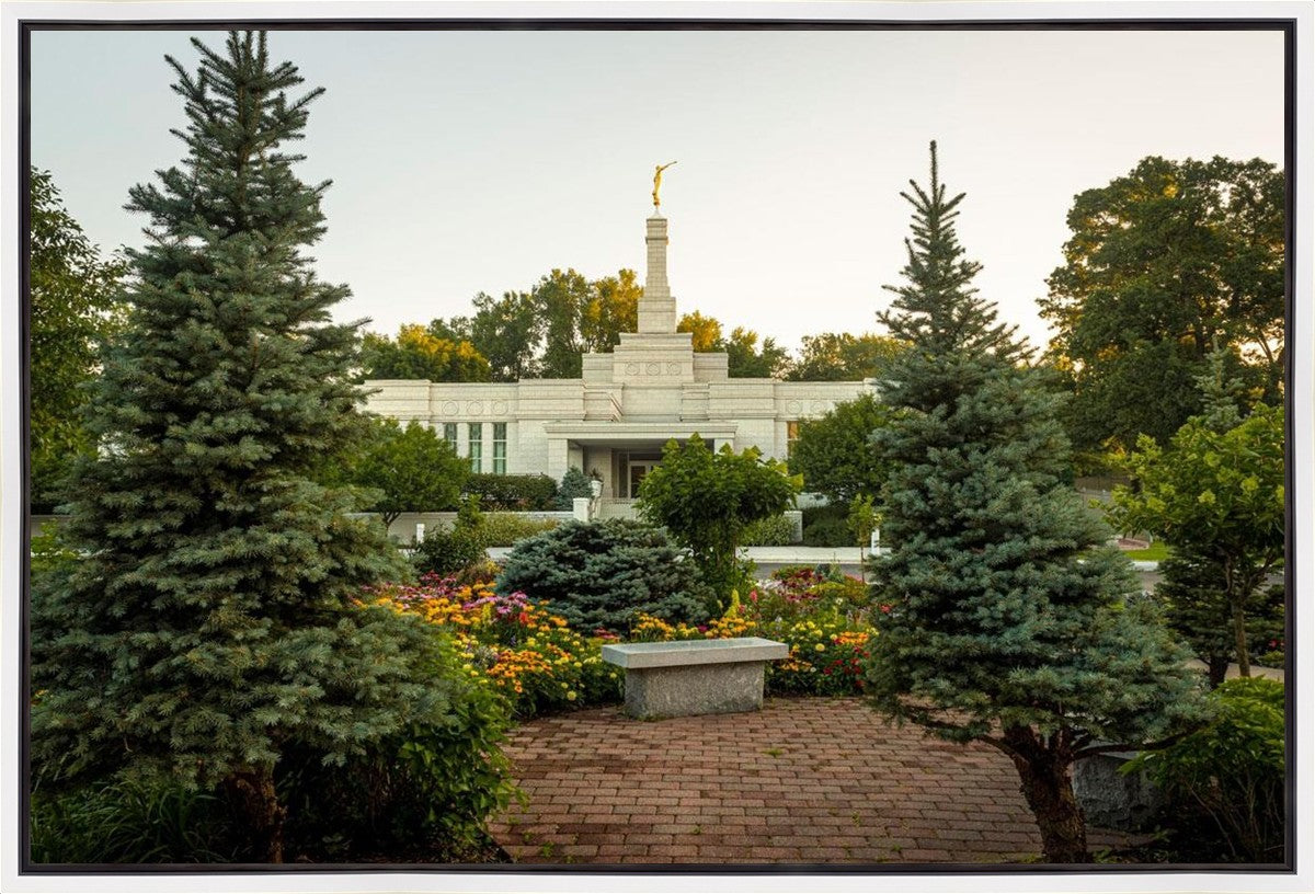 St Paul Temple Sacred Garden Gallery Wrap