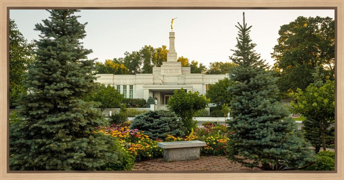 St Paul Temple Sacred Garden Gallery Wrap