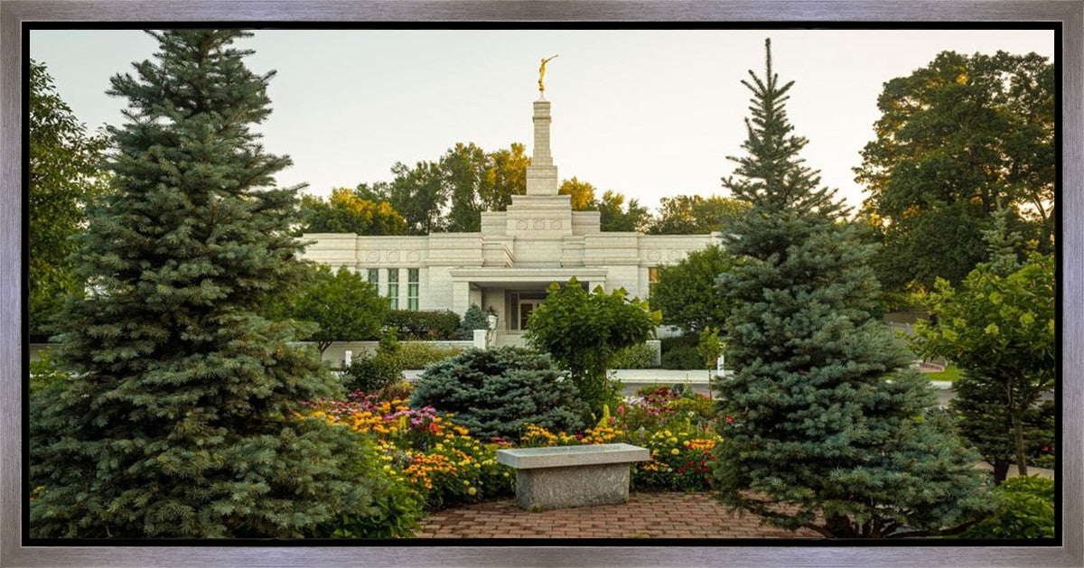 St Paul Temple Sacred Garden Gallery Wrap