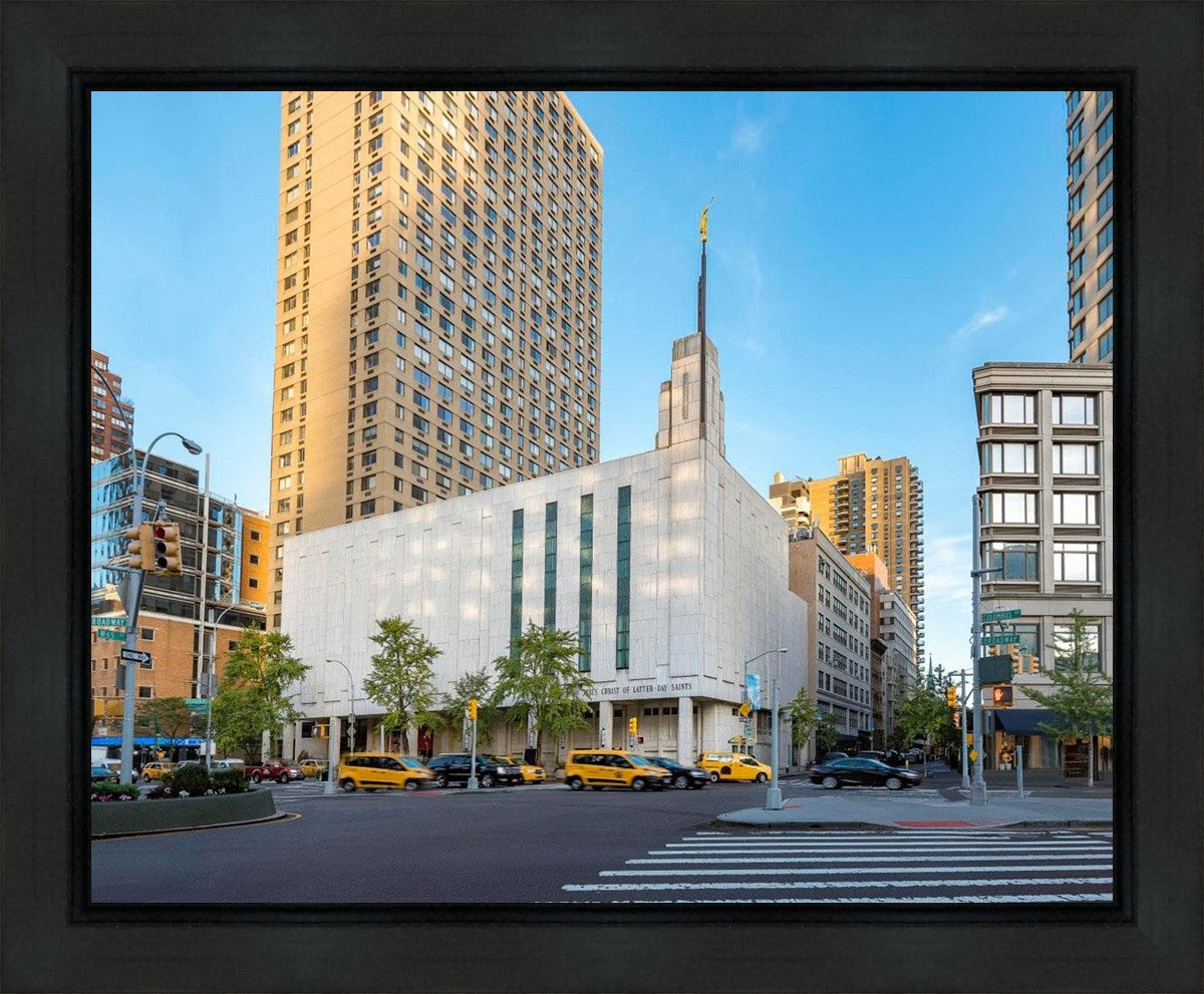 Manhattan Temple Golden Hour Gallery Wrap