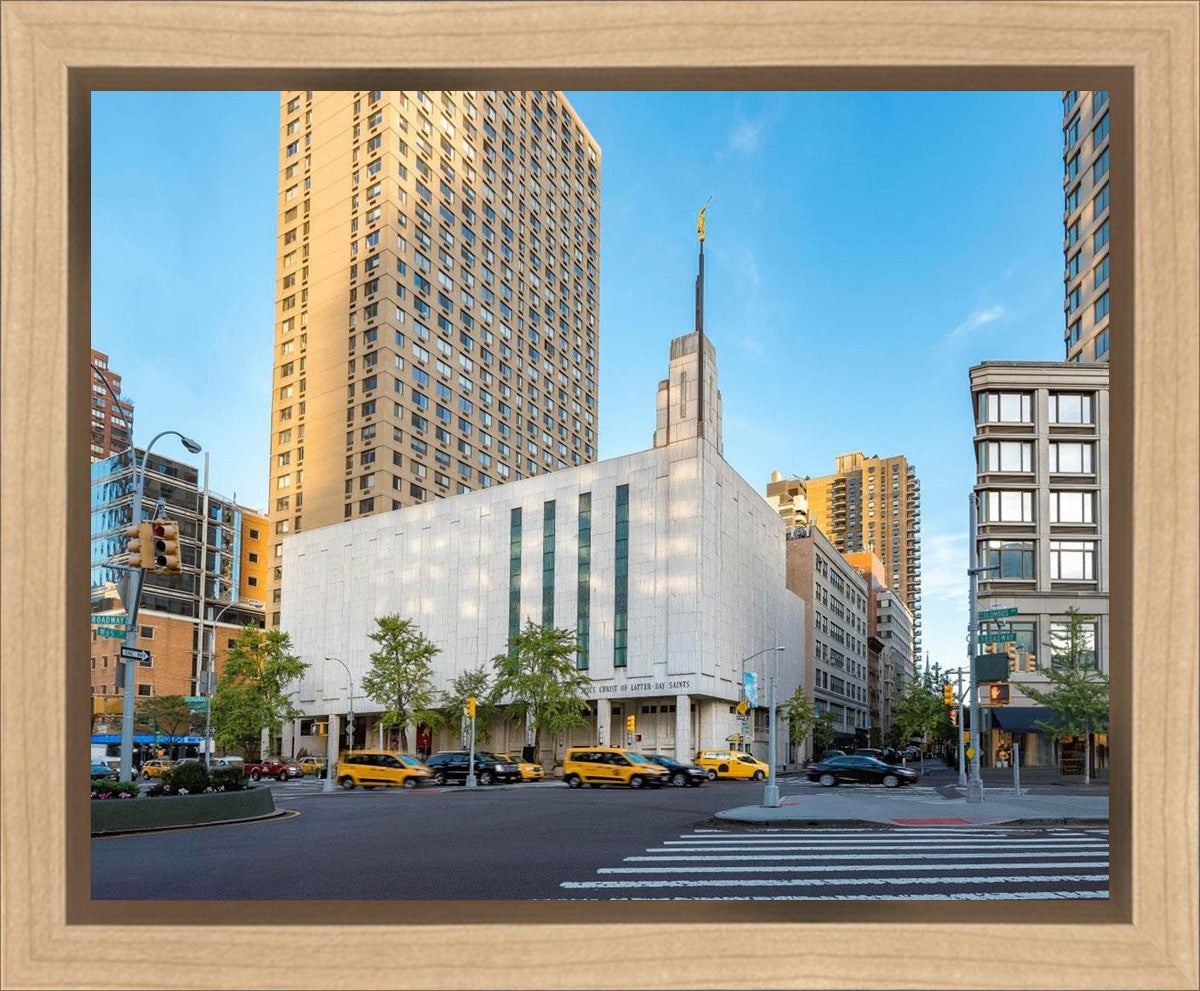 Manhattan Temple Golden Hour Gallery Wrap