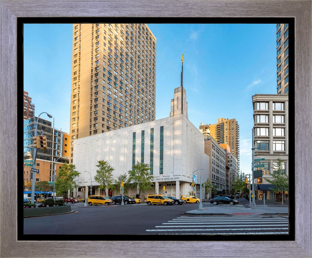 Manhattan Temple Golden Hour Gallery Wrap