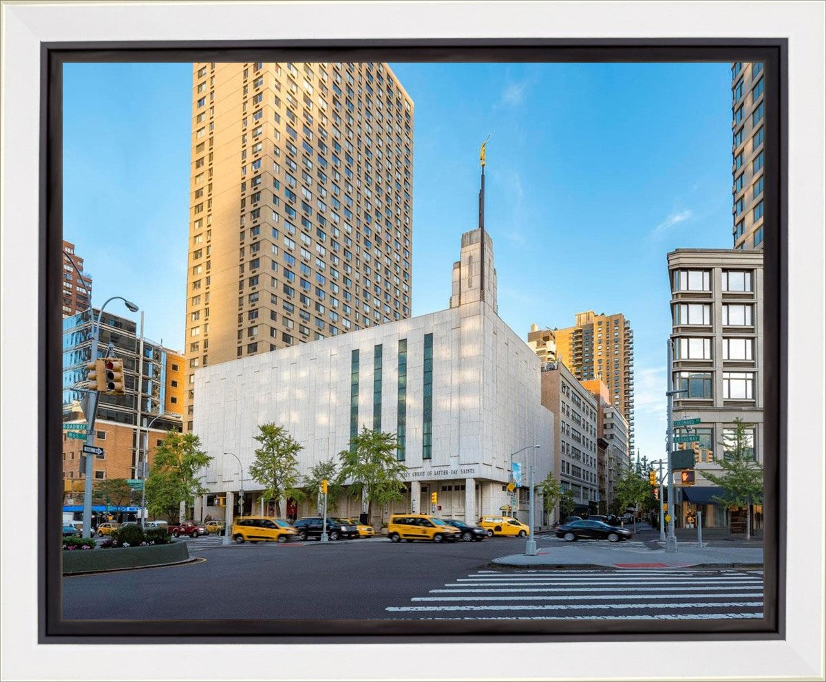 Manhattan Temple Golden Hour Gallery Wrap