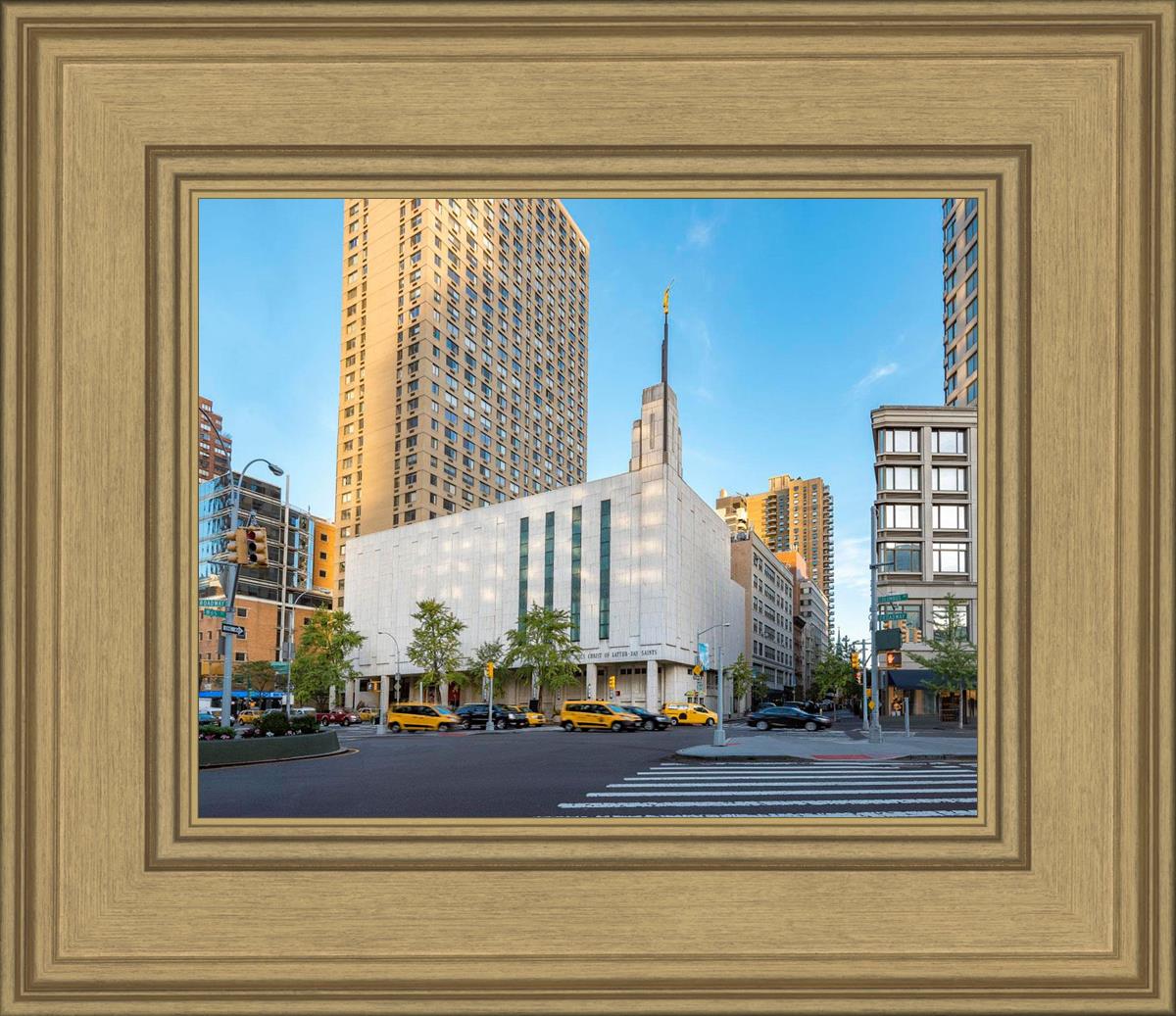Manhattan Temple Golden Hour