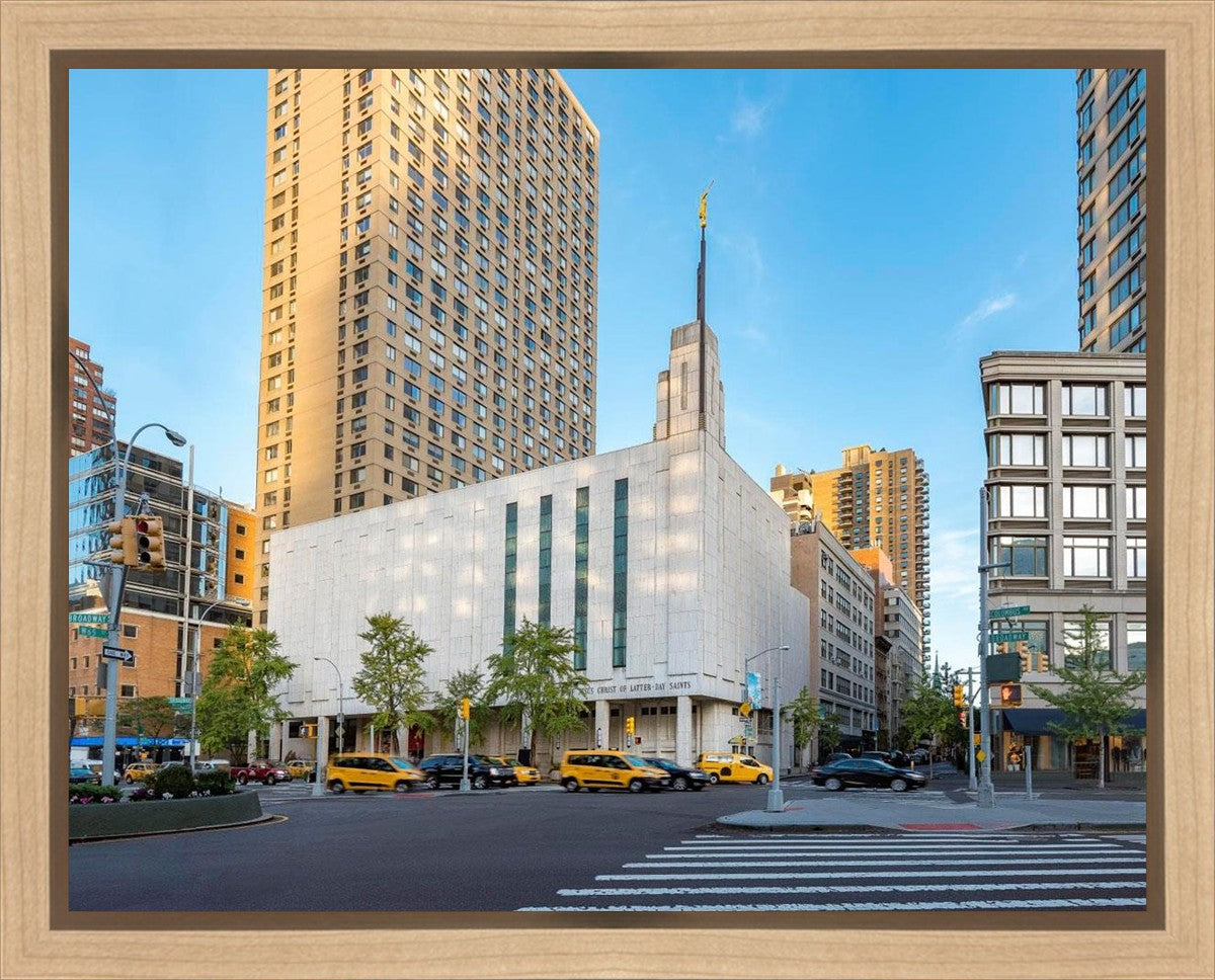 Manhattan Temple Golden Hour Gallery Wrap