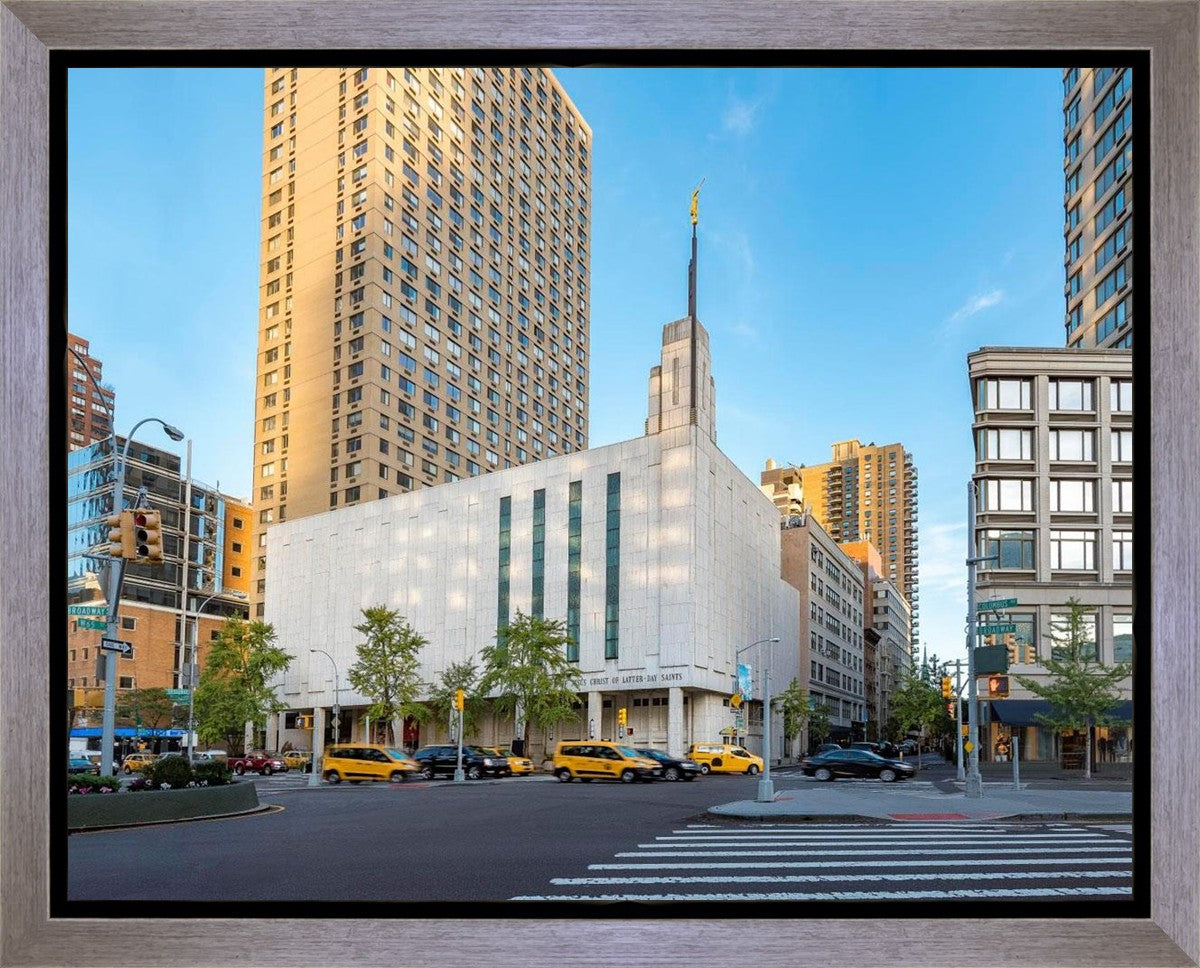 Manhattan Temple Golden Hour Gallery Wrap