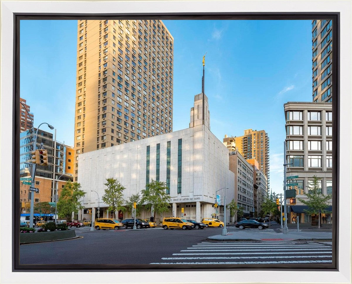 Manhattan Temple Golden Hour Gallery Wrap