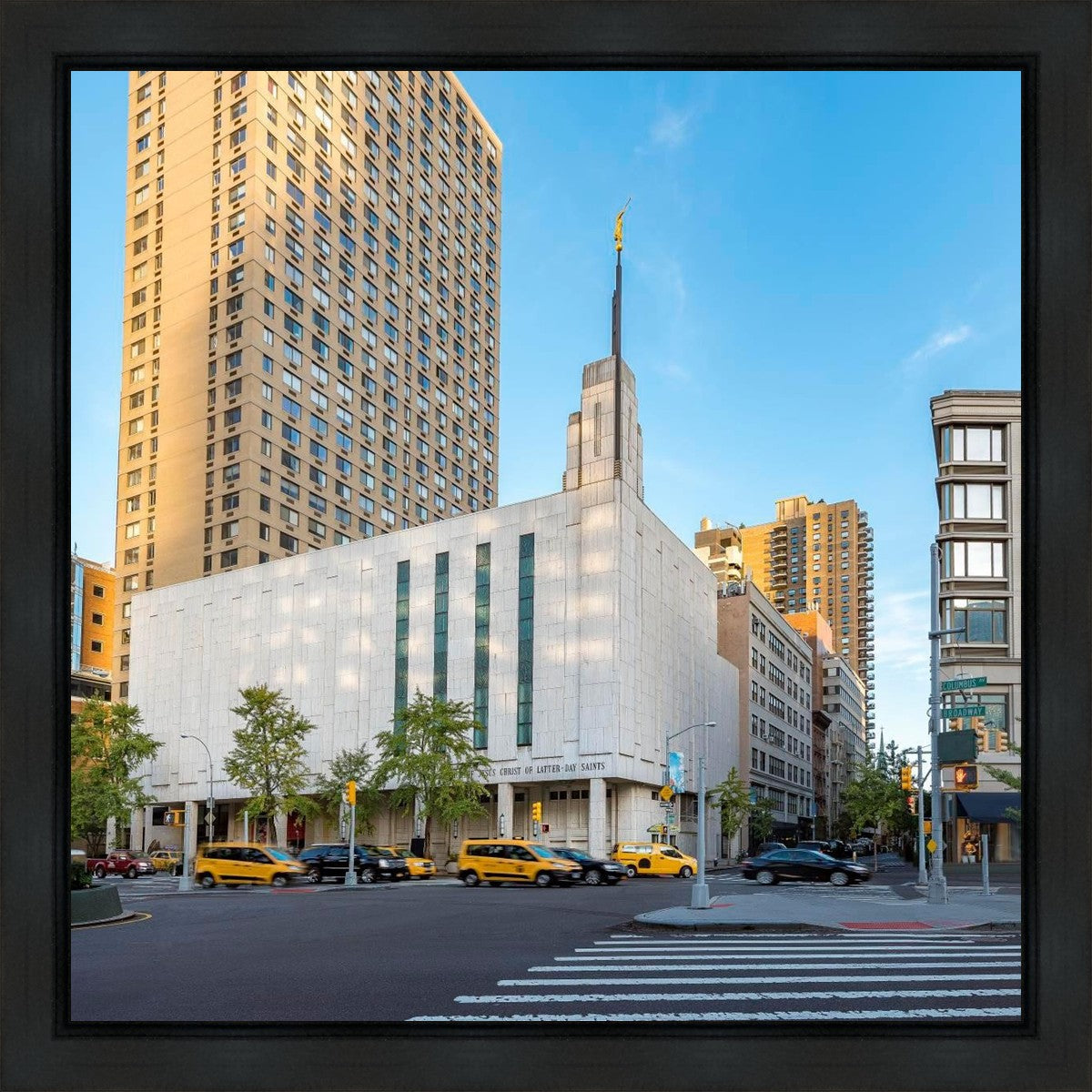 Manhattan Temple Golden Hour Gallery Wrap