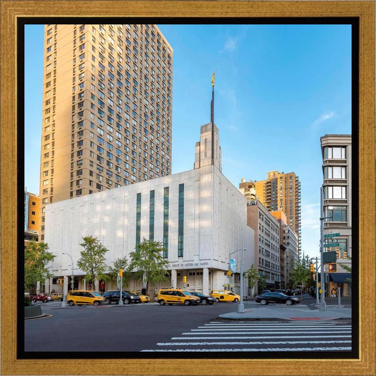 Manhattan Temple Golden Hour Gallery Wrap
