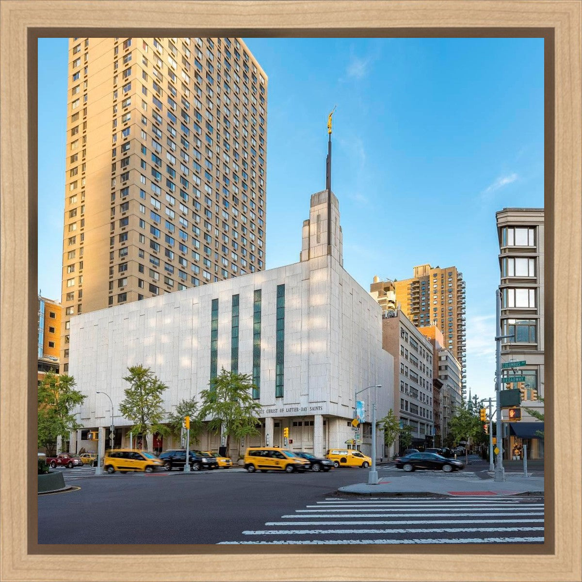 Manhattan Temple Golden Hour Gallery Wrap