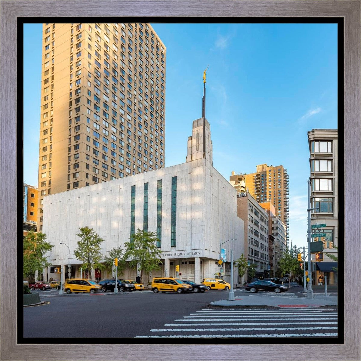 Manhattan Temple Golden Hour Gallery Wrap