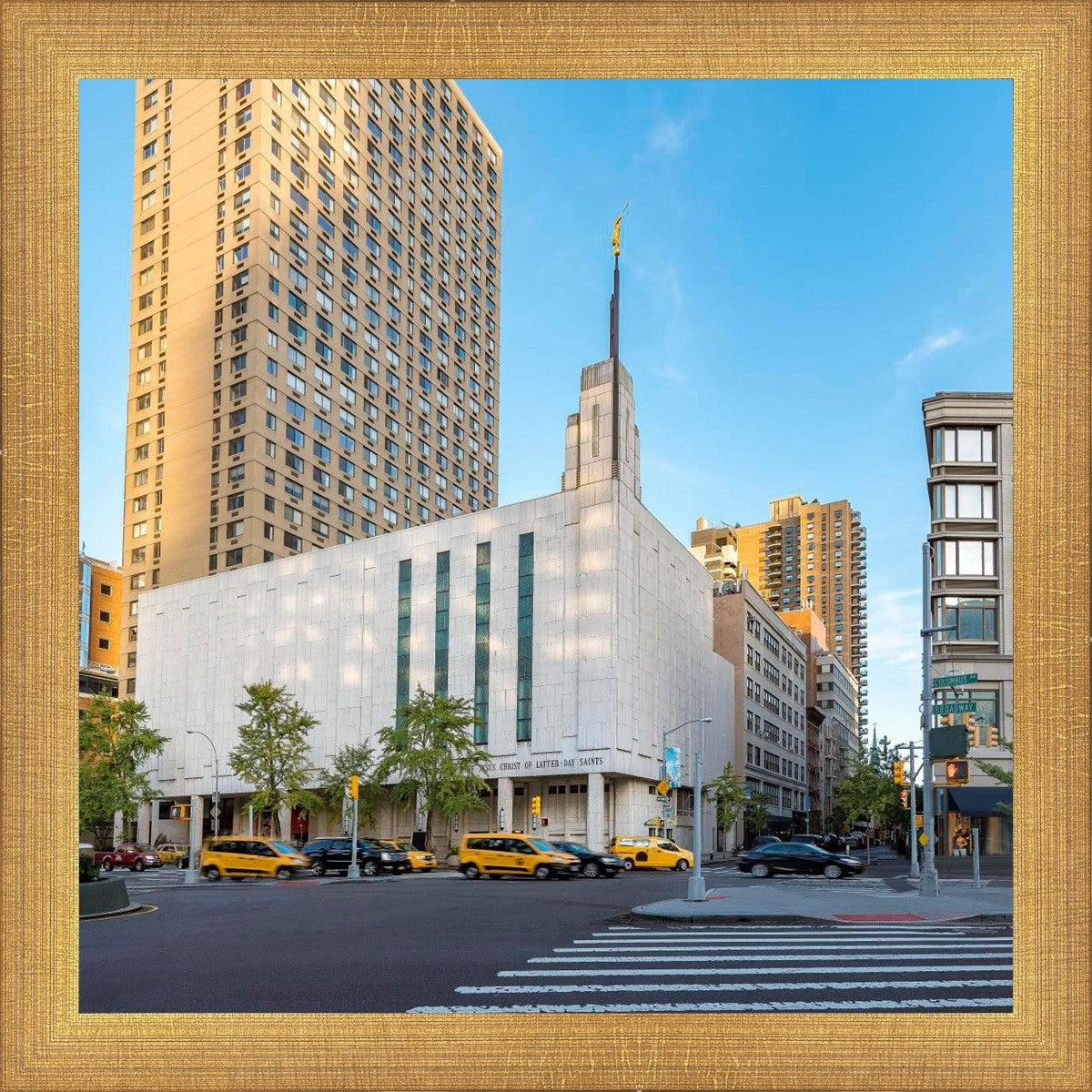 Manhattan Temple Golden Hour