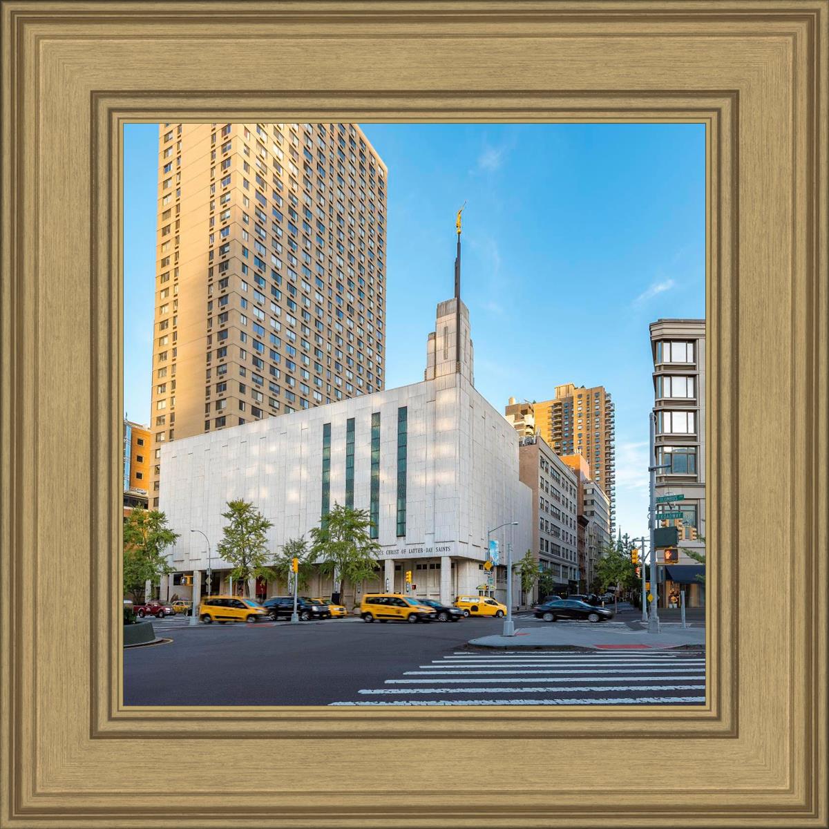 Manhattan Temple Golden Hour
