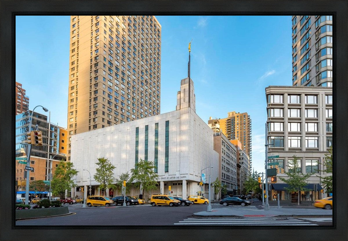 Manhattan Temple Golden Hour Gallery Wrap