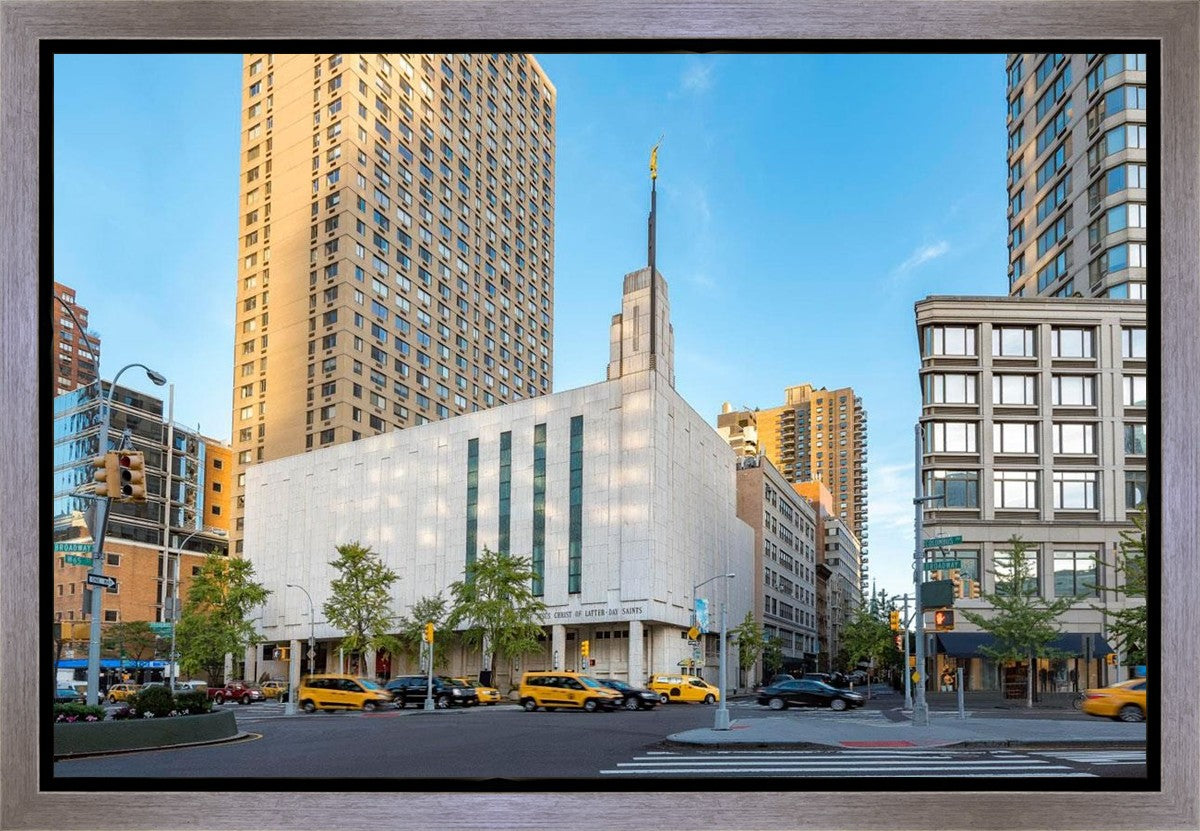 Manhattan Temple Golden Hour Gallery Wrap
