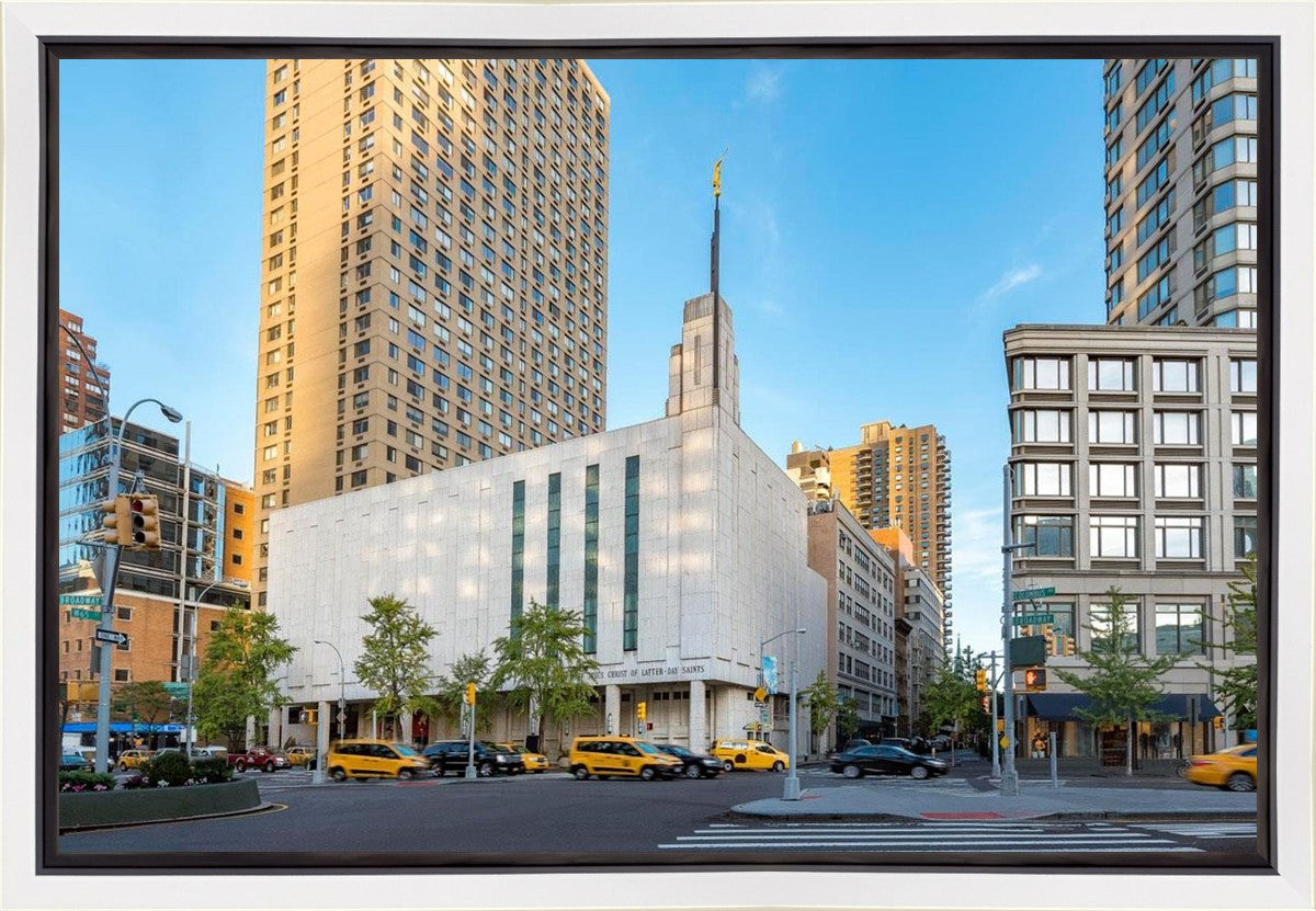 Manhattan Temple Golden Hour Gallery Wrap