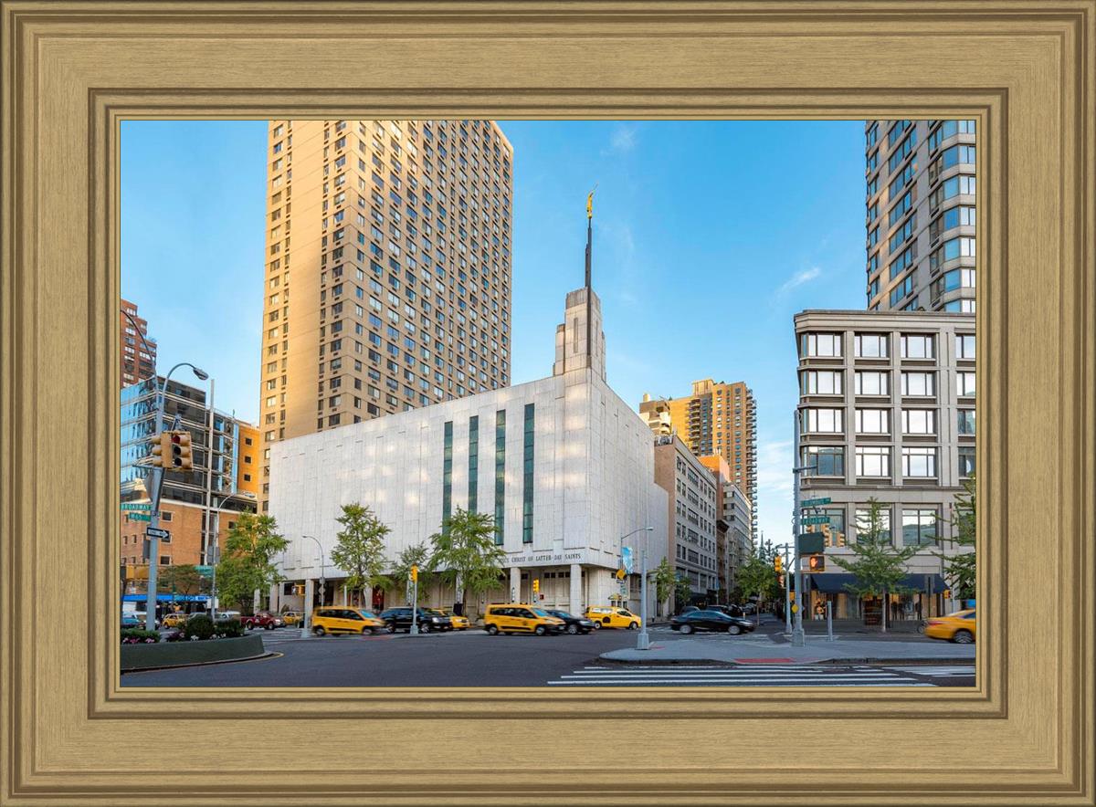 Manhattan Temple Golden Hour