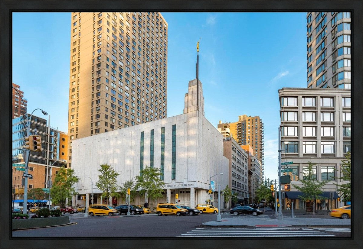 Manhattan Temple Golden Hour Gallery Wrap