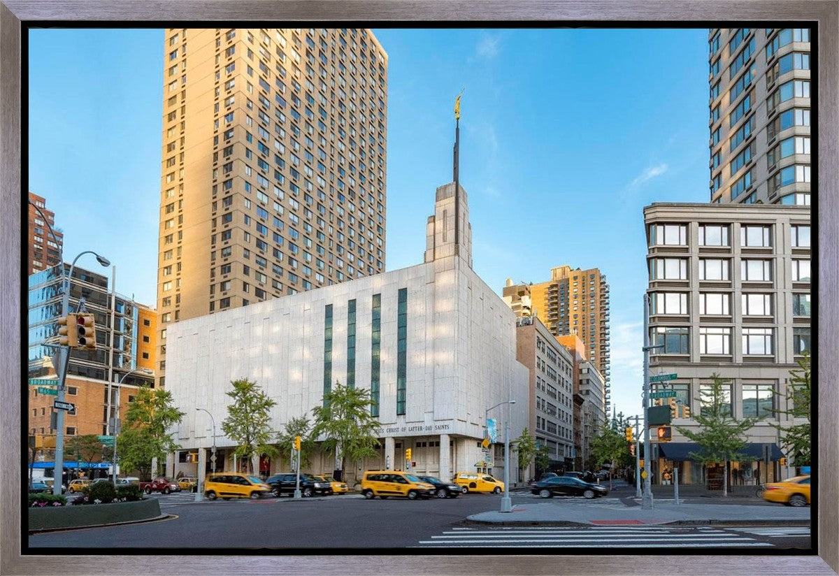 Manhattan Temple Golden Hour Gallery Wrap