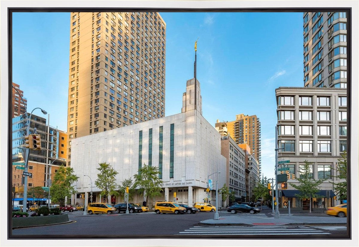 Manhattan Temple Golden Hour Gallery Wrap