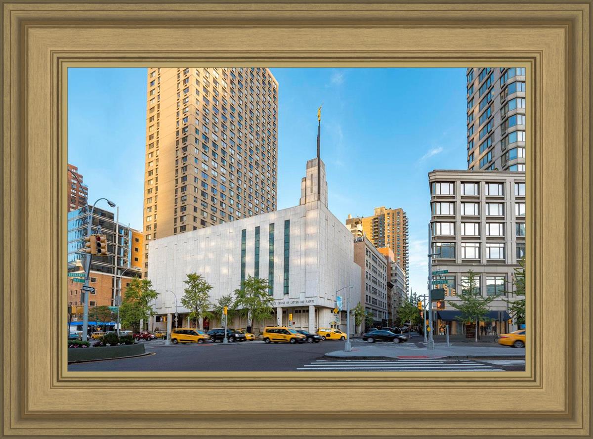 Manhattan Temple Golden Hour