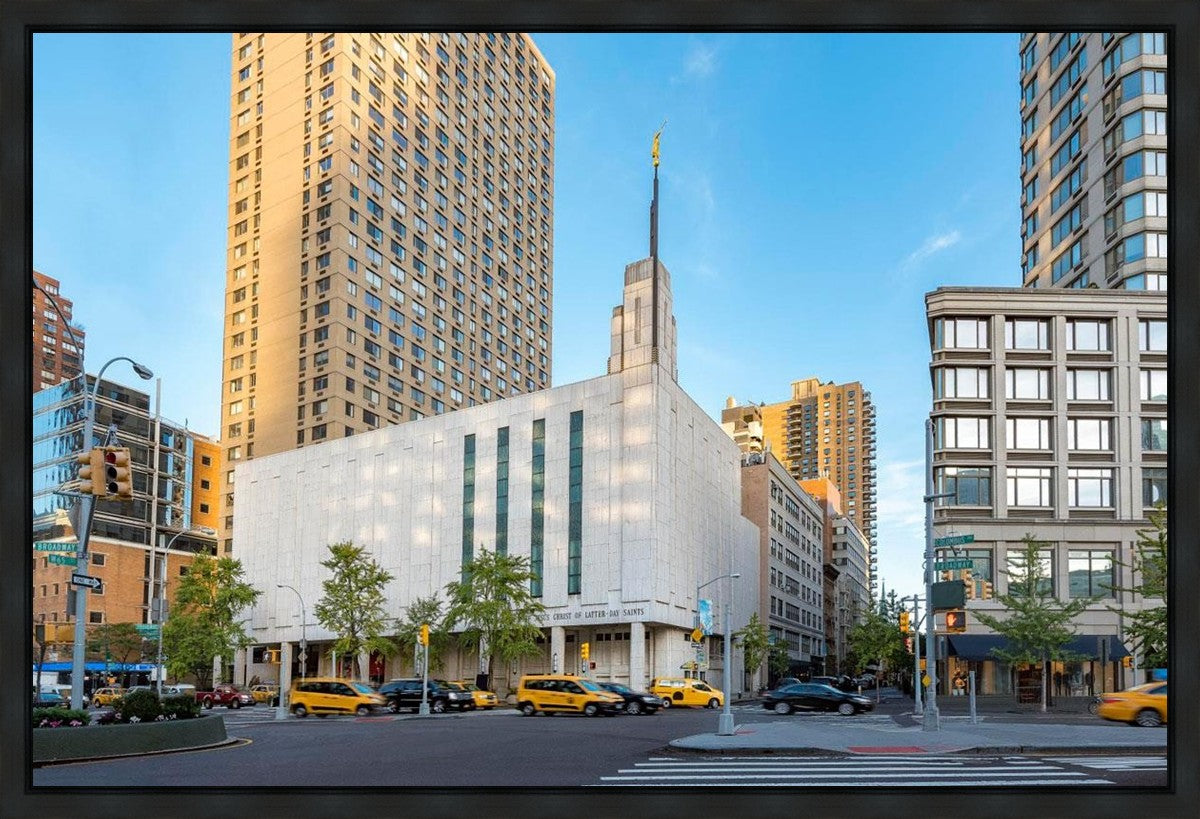 Manhattan Temple Golden Hour Gallery Wrap