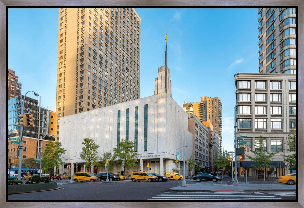 Manhattan Temple Golden Hour Gallery Wrap