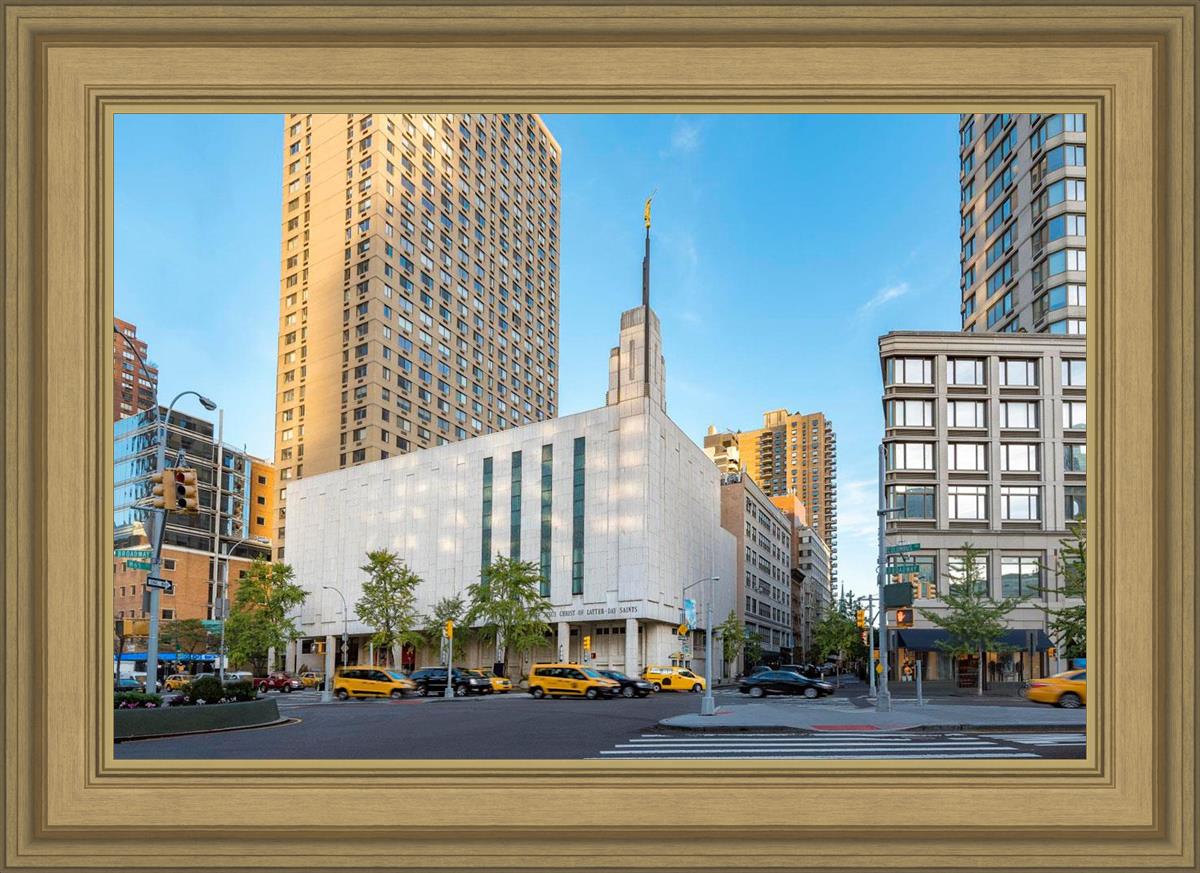 Manhattan Temple Golden Hour
