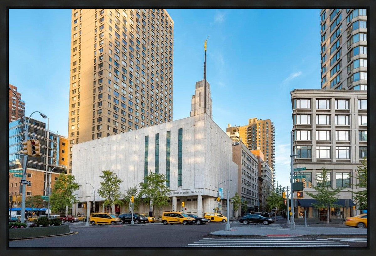 Manhattan Temple Golden Hour Gallery Wrap