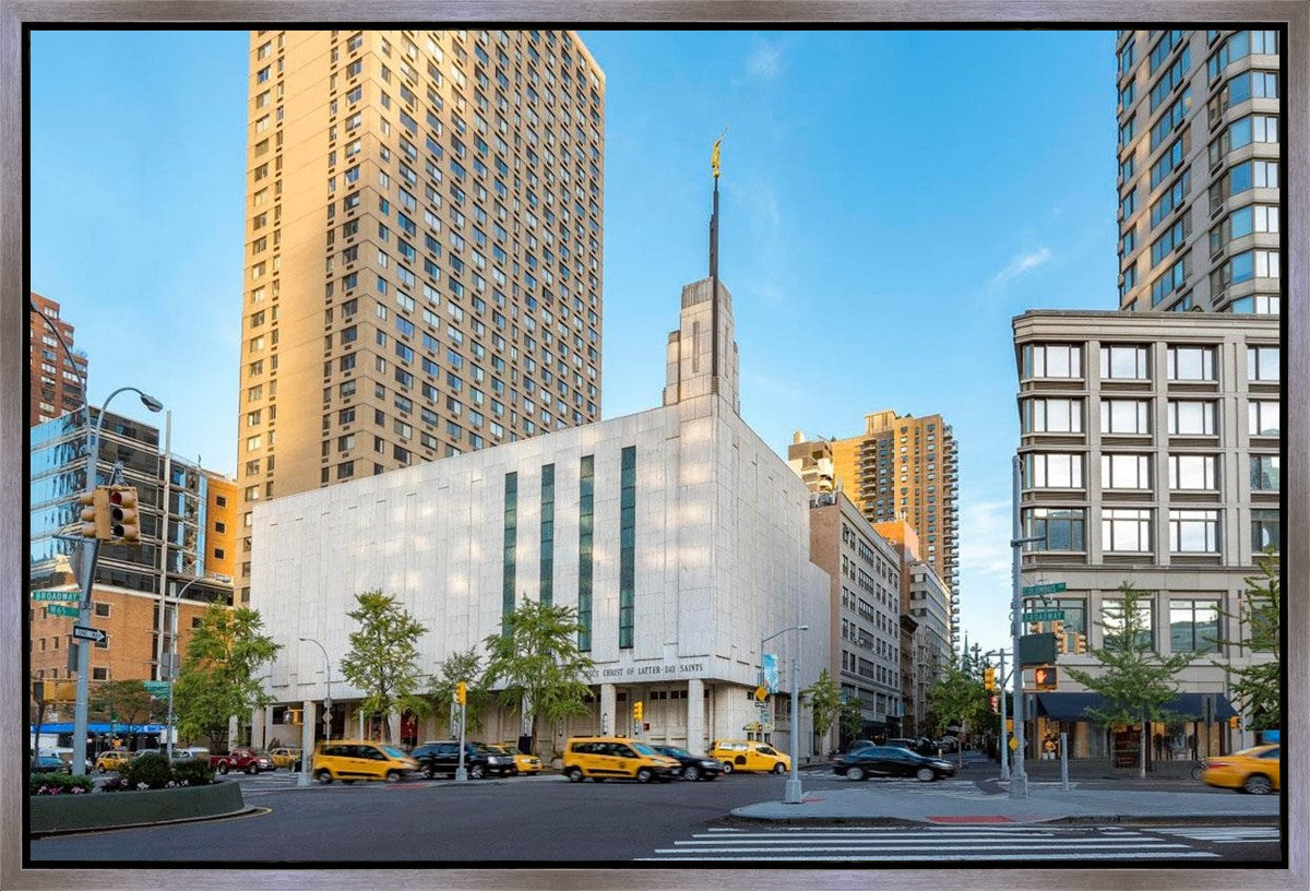 Manhattan Temple Golden Hour Gallery Wrap
