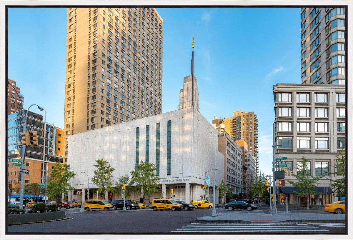 Manhattan Temple Golden Hour Gallery Wrap
