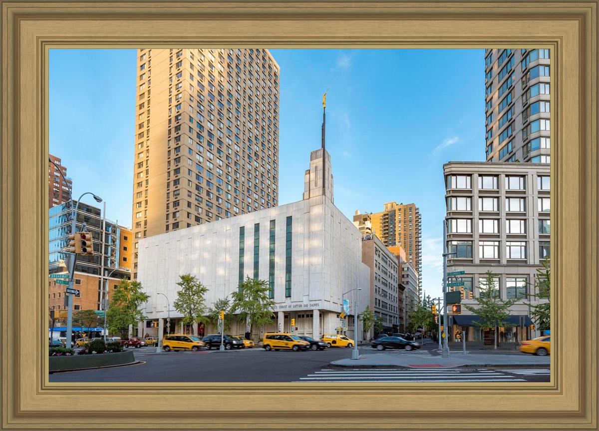 Manhattan Temple Golden Hour