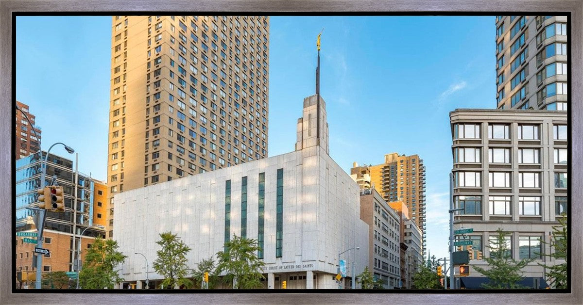 Manhattan Temple Golden Hour Gallery Wrap