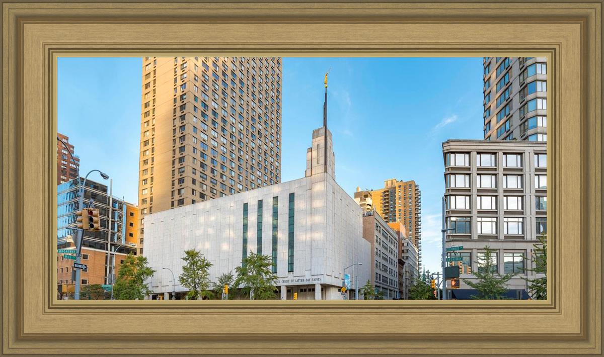 Manhattan Temple Golden Hour