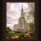 Boston Temple Spring Tulips